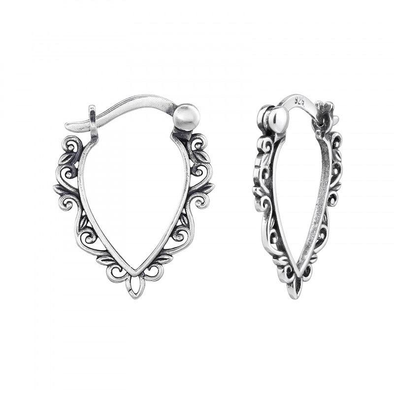 Silver Filigree Earrings