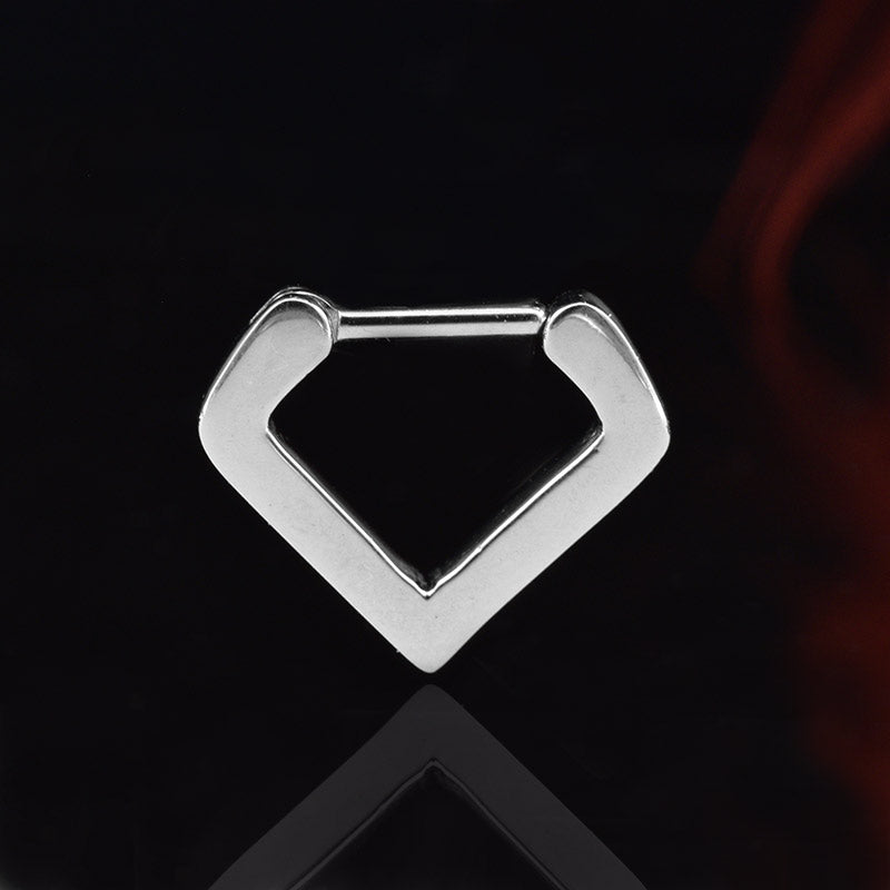 V Shape Septum Clicker Ring