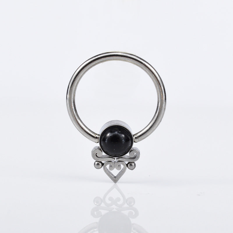 BCR with Black Onyx and Filigree