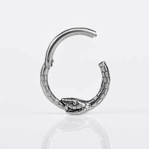 Ouroboros Snake Hinged Segment Ring